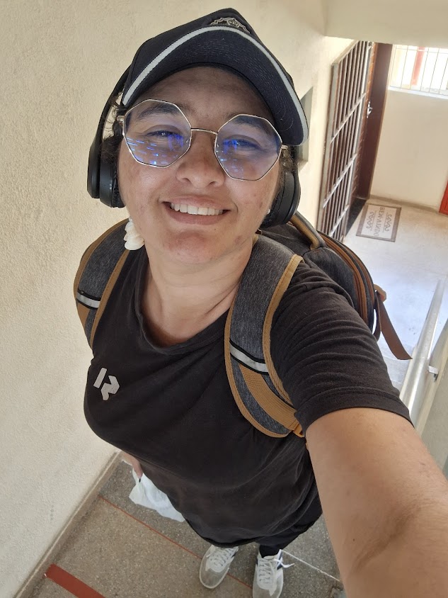 Cinthia em ação