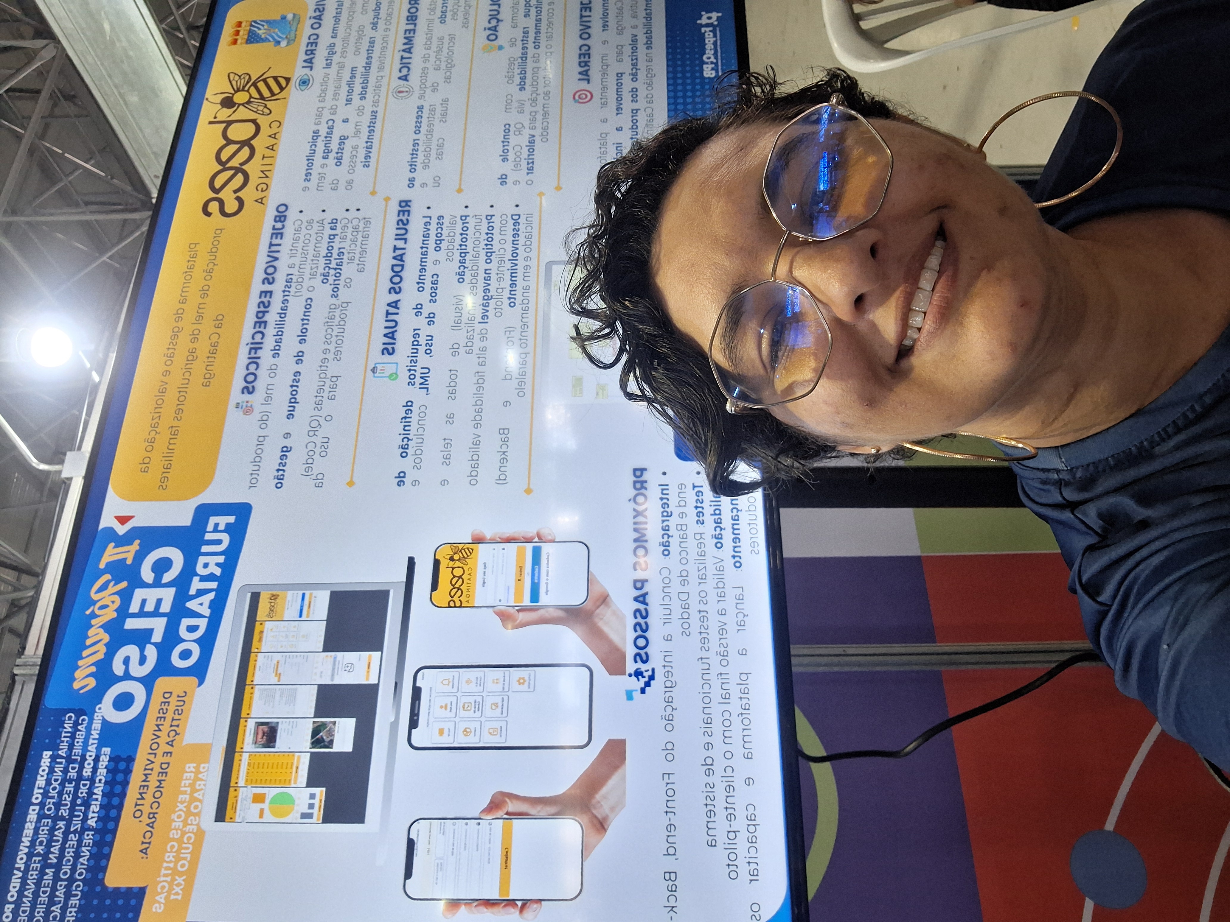 Expositora na Semana Nacional de Ciência e Tecnologia